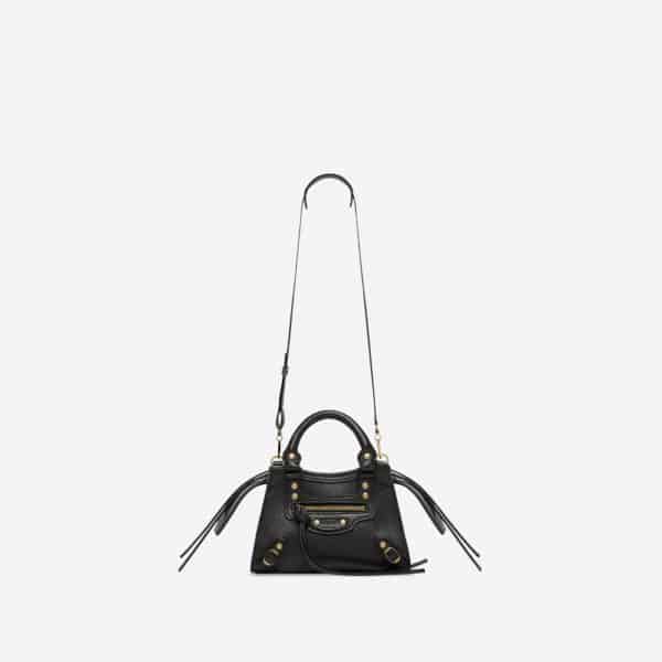 Women's Neo Classic Nano Top Handle Bag in Black