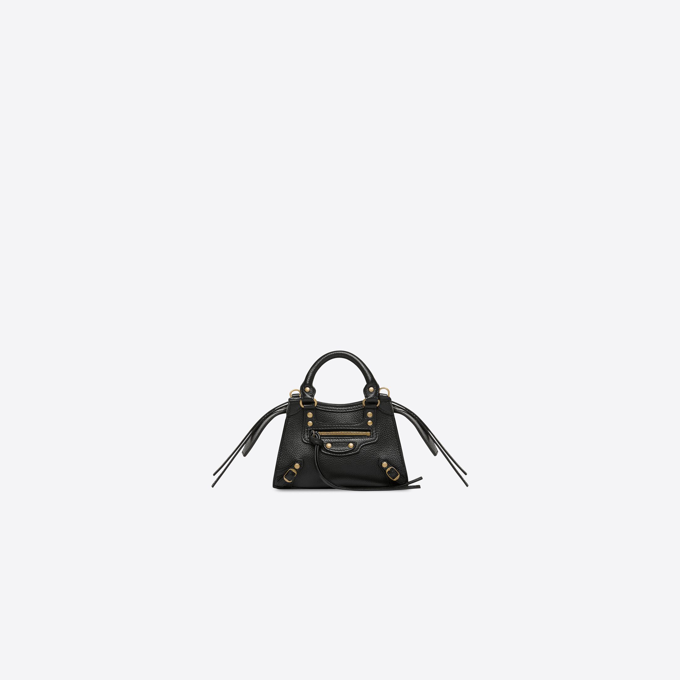 Women's Neo Classic Nano Top Handle Bag in Black