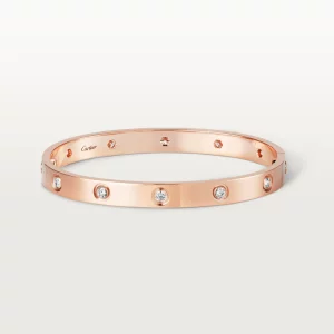 LOVE bracelet, 10 diamonds