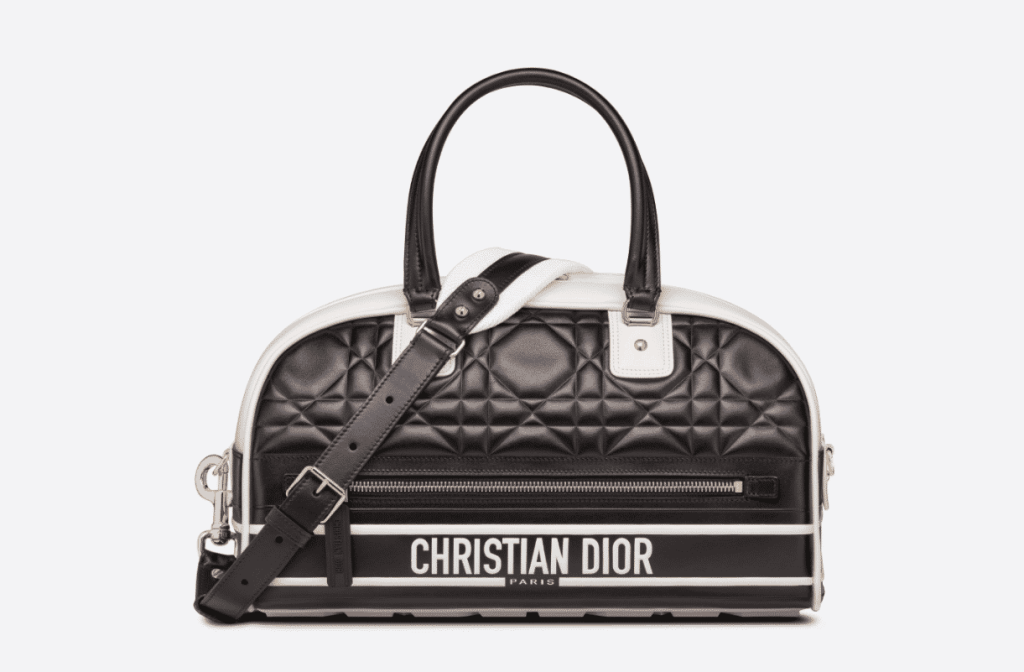 Dior Medium Vibe Bowling Bag Review Luxe Front