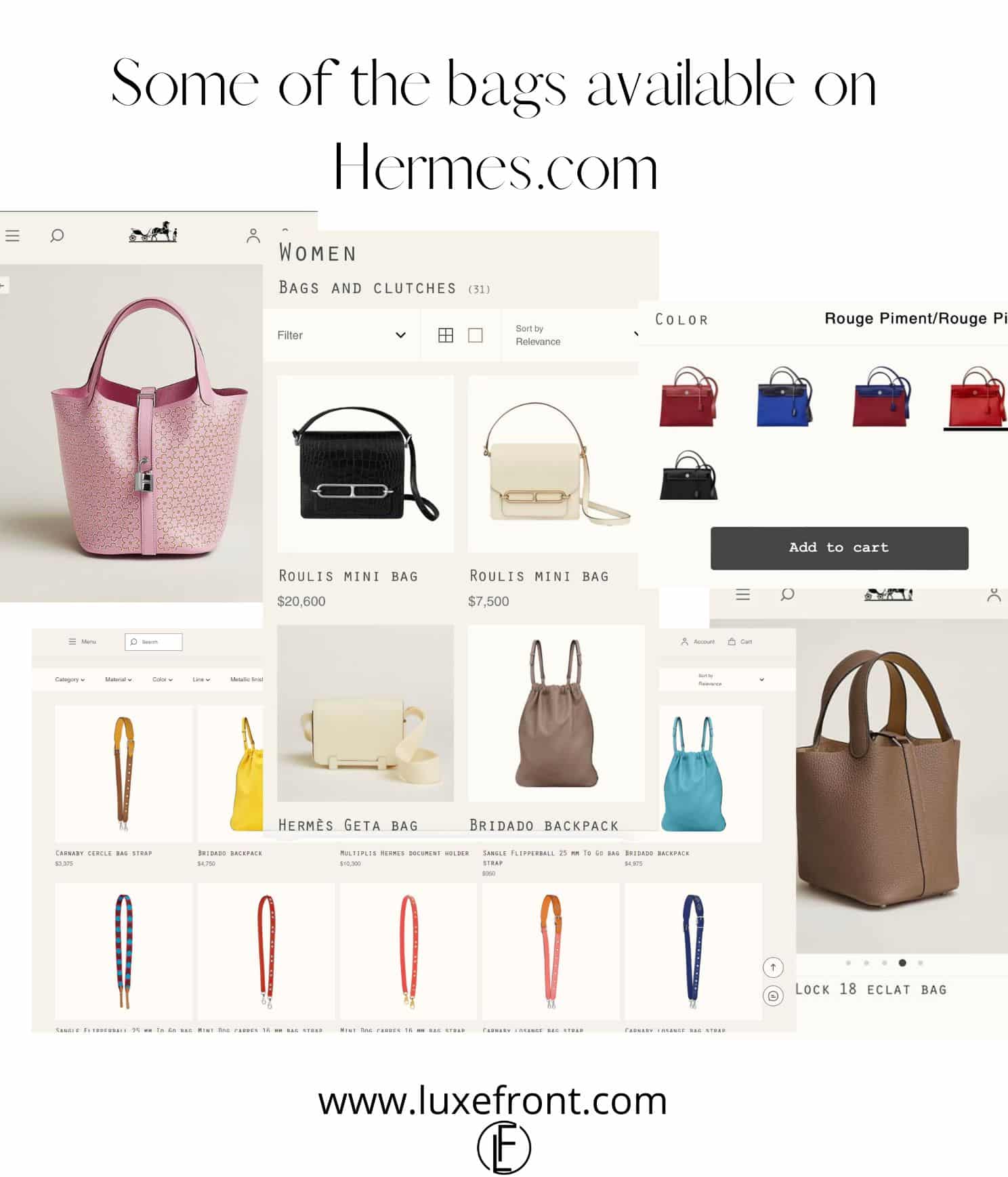 bags available to buy on hermes.con