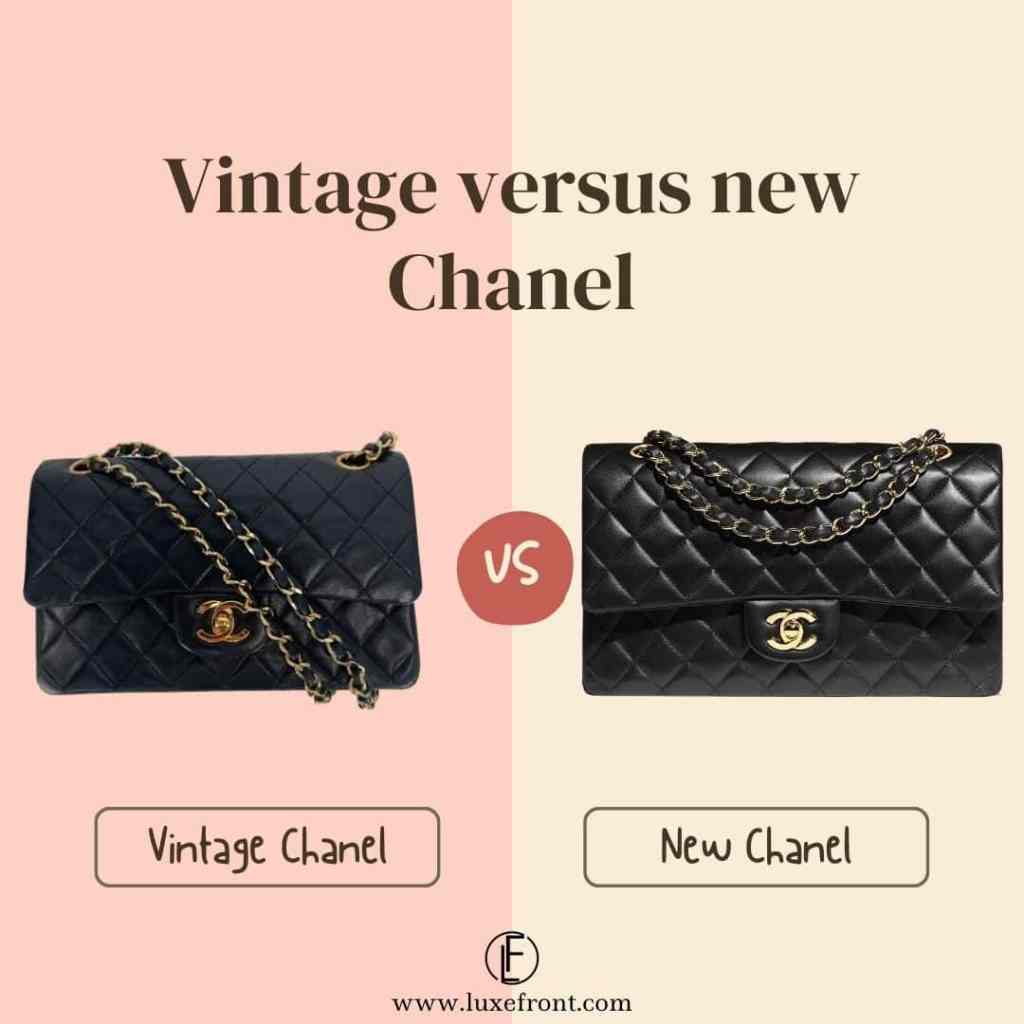 vintage vs new chanel bag