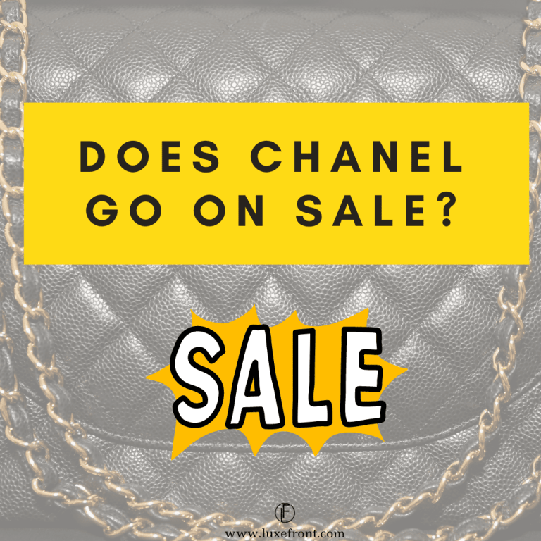 Does Chanel go on sale? How to get a sale item?