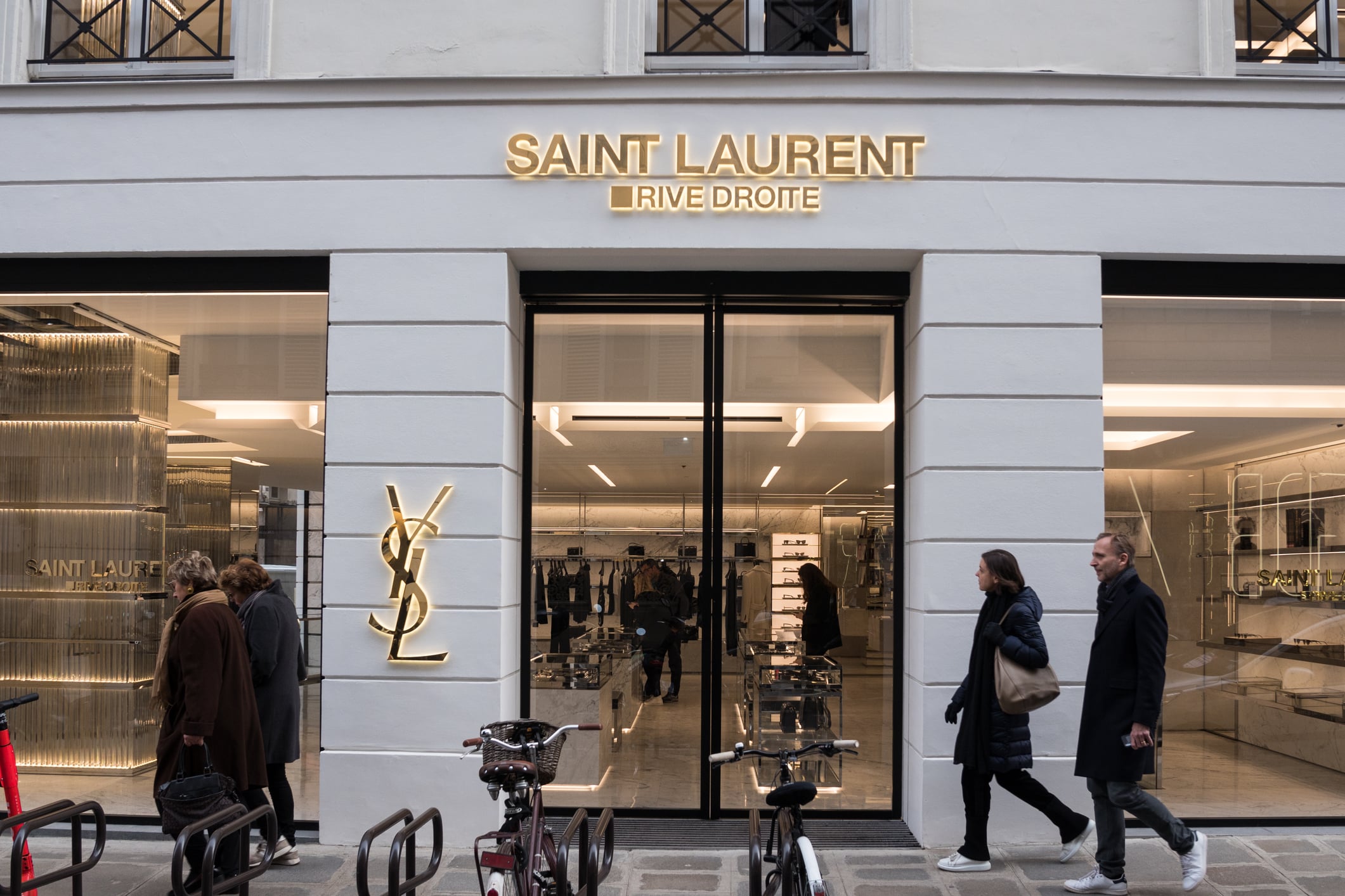 Saint Laurent Paris Store and Gucci Store at Cabazon Outle…