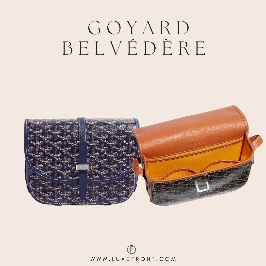 Lux Second Chance on Instagram: Crafted from iconic Goyard monogram  canvas, the Belvedere is the ideal mini crossbody bag for any person with a  love for luxury. Goyard took the world by