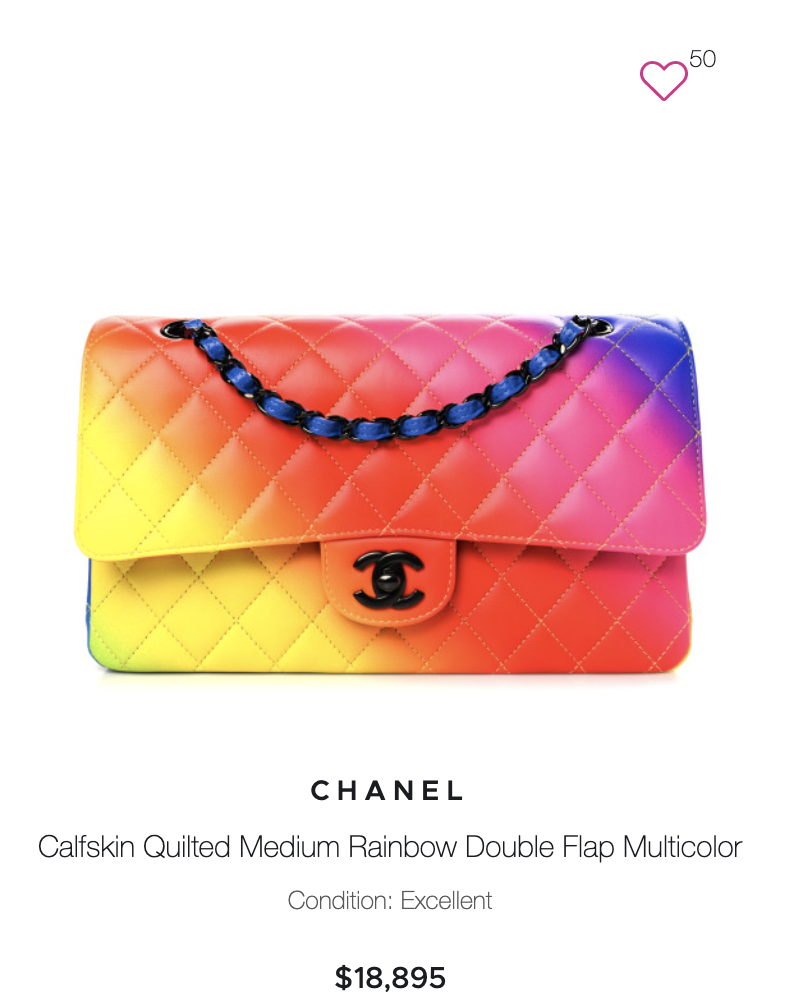 chanel multicolor bag